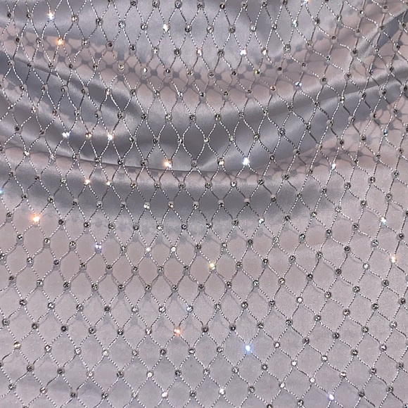 SPARKLY WHITE DRESS SIZE M - Picture 6 of 7